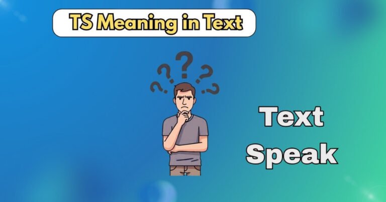 TS Meaning in Text
