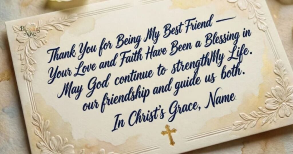 Short Christian Thank You Message