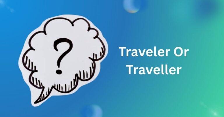 Traveler Or Traveller
