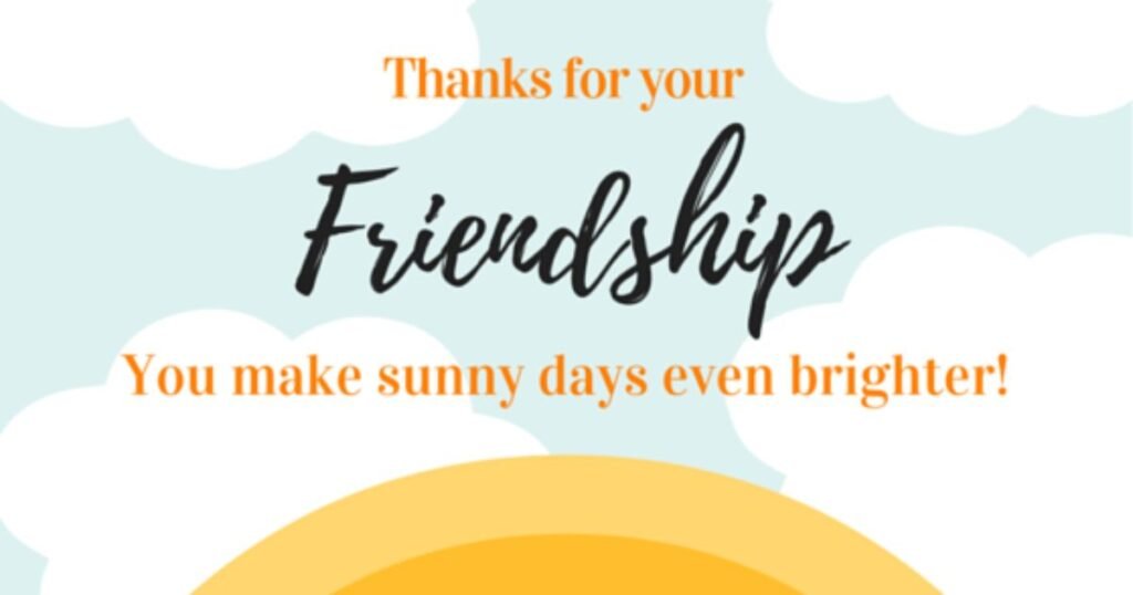 We Appreciate You for Friends