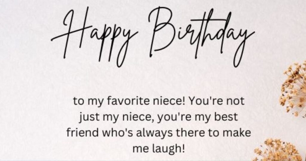 touching birthday wishes for niece