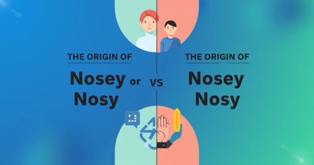 Nosy or Nosey Spelling