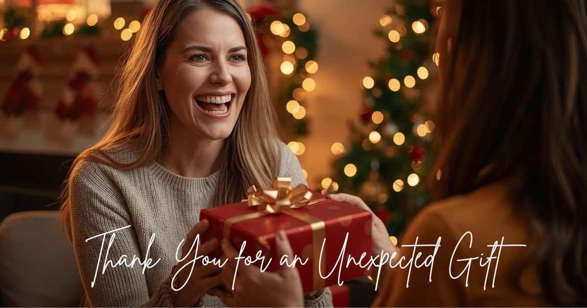 Thank You for an Unexpected Gift