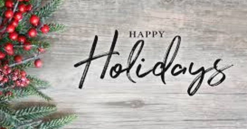 Wishing you the happiest holidays 