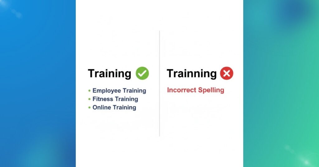 trainning or training